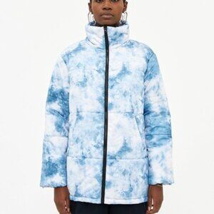 Like New RTR Now Cloud Print Puffer Winter Jacket-Ski/Snowboard Jacket Coat MED